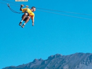 Tyrolienne Hautes Alpes.